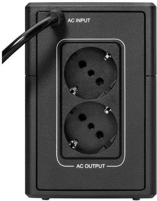 EATON 5E 700 DIN G2 700VA 360W Pritvirtintas įvesties laidas 2 Schuko