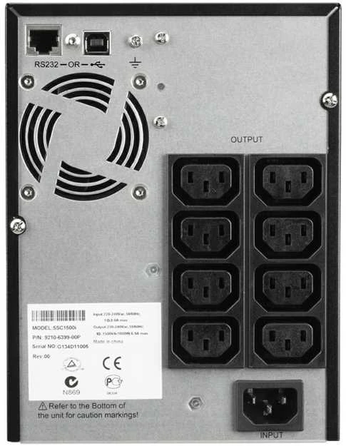 Battery Backup Eaton 750VA/525W UPS, line-interactive with pure sinewave output, Windows/MacOS/Linux support, USB/serial