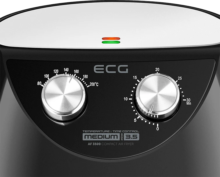 ECG AF 3500 Karšto oro gruzdintuvė, 3,5L, temperatūros nustatymas 30–200 °C