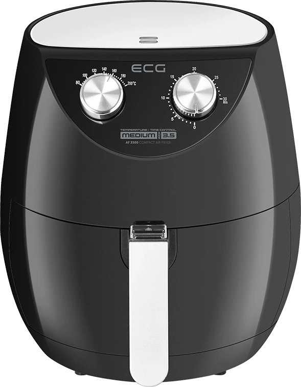 ECG AF 3500 Karšto oro gruzdintuvė, 3,5L, temperatūros nustatymas 30–200 °C