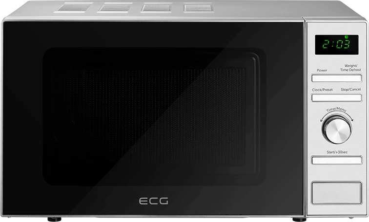 EKG mikrobangų krosnelė ECGMTD2071SE, 700W, 20L, Inox spalva