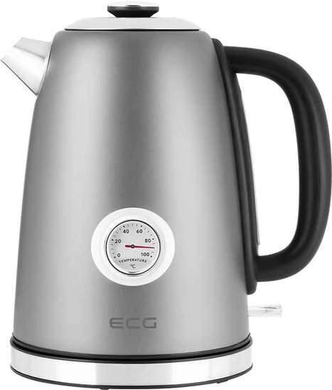ECG RK 1700 Magnifica Antracito Elektrinė virdulys, 1.7L, Nerūdijantis plienas