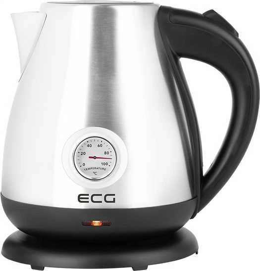 ECG RK 1705 Metallico Elektrinė virdulys, 1.7 L, Nerūdijantis plienas