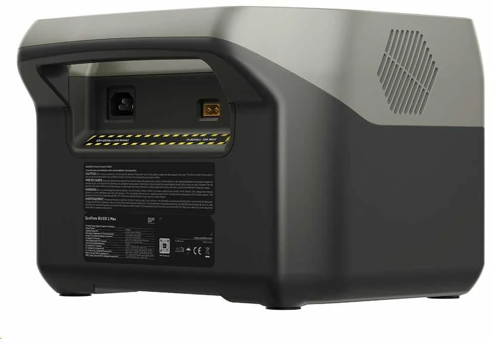 EcoFlow RIVER 2 Max nešiojamoji maitinimo stotis, 512Wh, 500W, X-Boost, EPS