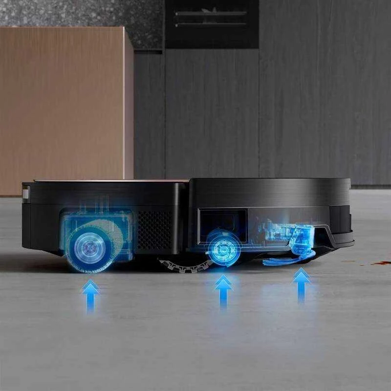 Dulkių siurblys - robotas Ecovacs DEEBOT X11 OmniCyclone, Juodas