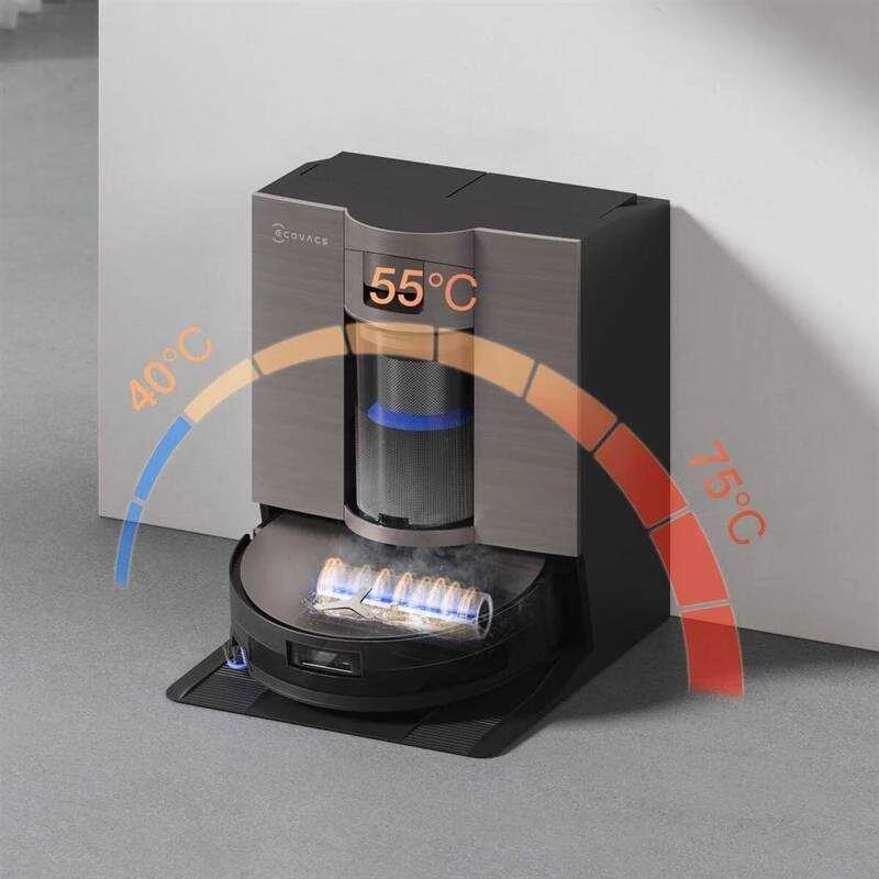 Dulkių siurblys - robotas Ecovacs DEEBOT X11 OmniCyclone, Juodas