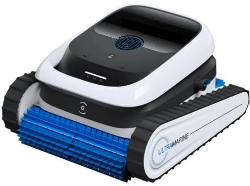 Ecovacs ULTRAMARINE P1 | Robotas baseino valytuvas | Veikimo laikas (maks.) 180 min. | Šlapias valymas | Ličio jonų | 4600 mAh | Baltas/Mėlyna