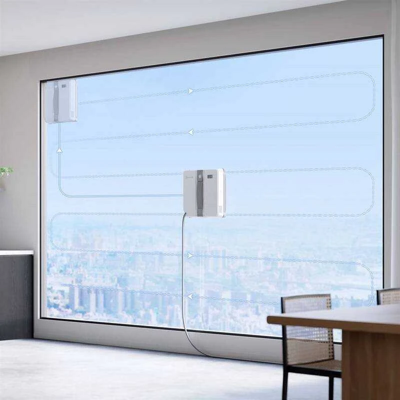 Langų valymo robotas Ecovacs WINBOT Mini, Pilkas