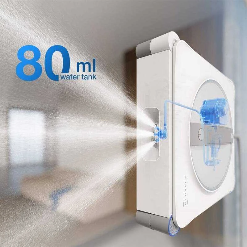Langų valymo robotas Ecovacs WINBOT W2S, 8000 Pa, Baltas