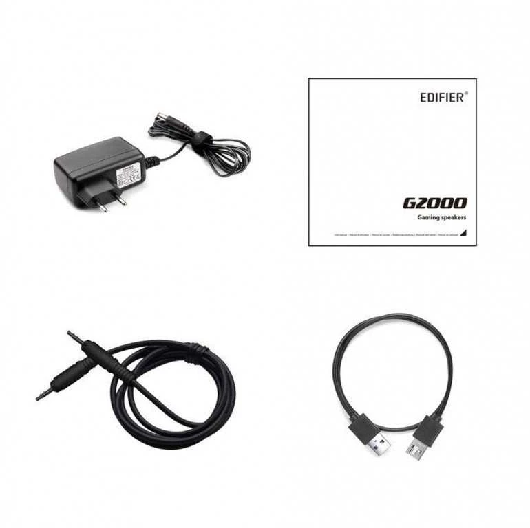 Kompiuterio kolonėlės Edifier G2000 skirtos žaidimams/Bluetooth/32W/ Juodos spalvos
