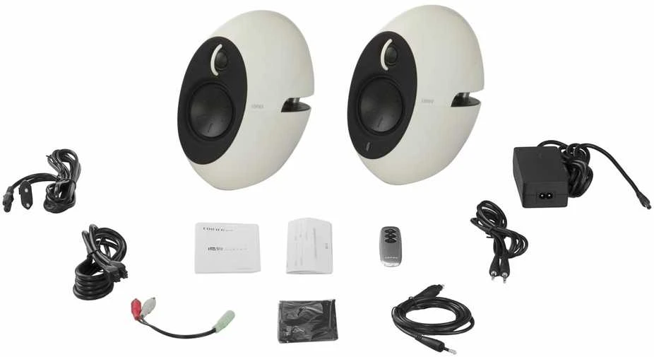 Kolonėlės Edifier e25HD Luna, Baltos/Juodos spalvos