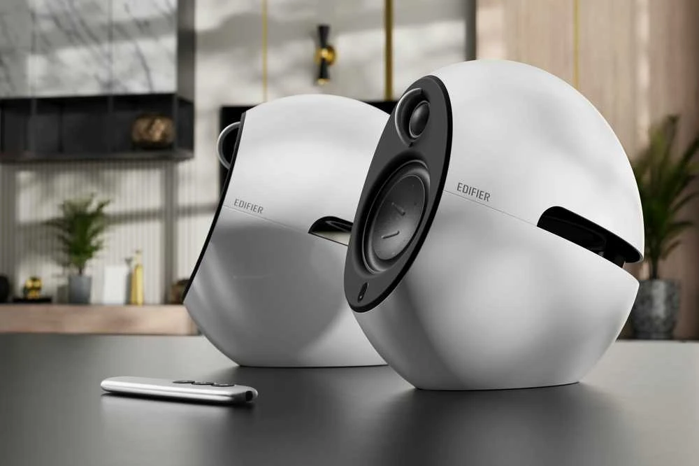 Kolonėlės Edifier e25HD Luna, Baltos/Juodos spalvos