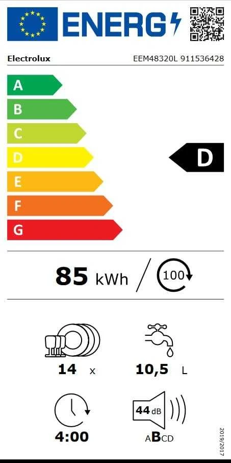 Indaplovė ELECTROLUX EEM48320L