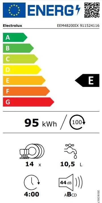 Indaplovė Electrolux EEM48200IX