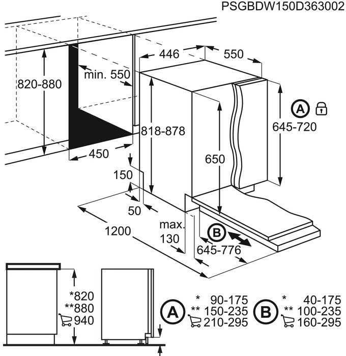 Įmontuojama indaplovė Electrolux EEM63301L