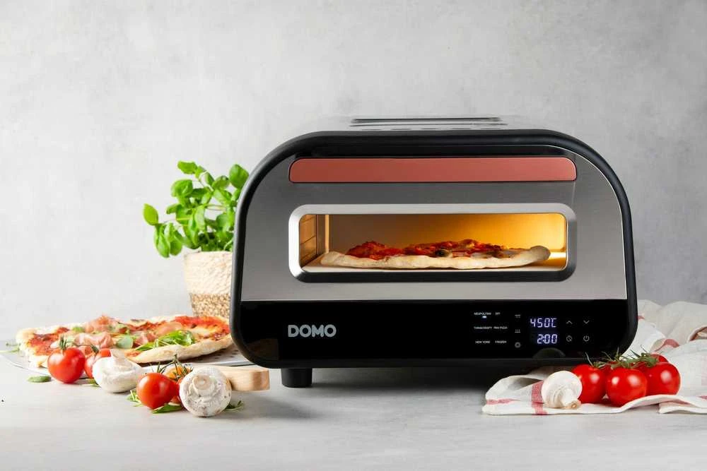 Piec do pizzy Domo DO9289PZ 1700 W sidabrinė