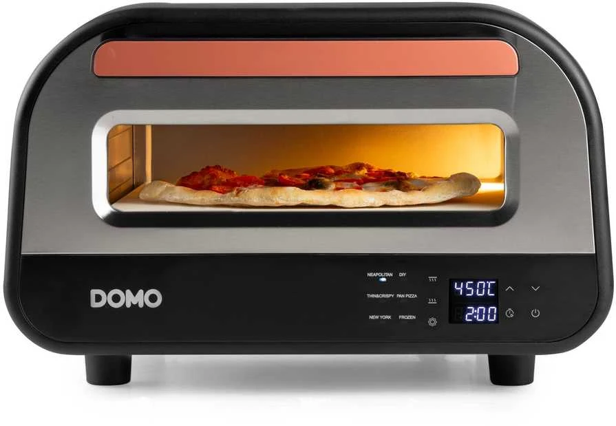 Piec do pizzy Domo DO9289PZ 1700 W sidabrinė