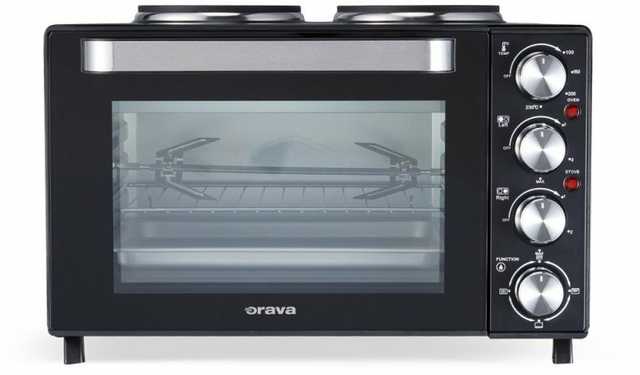 Elektrinė krosnelė Orava Elektra-X48, juodas