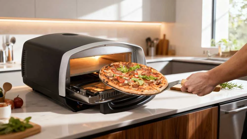 Elektrinė krosnelė Evolveo Salente Vulcano, elektrická pizza pec, 450°C