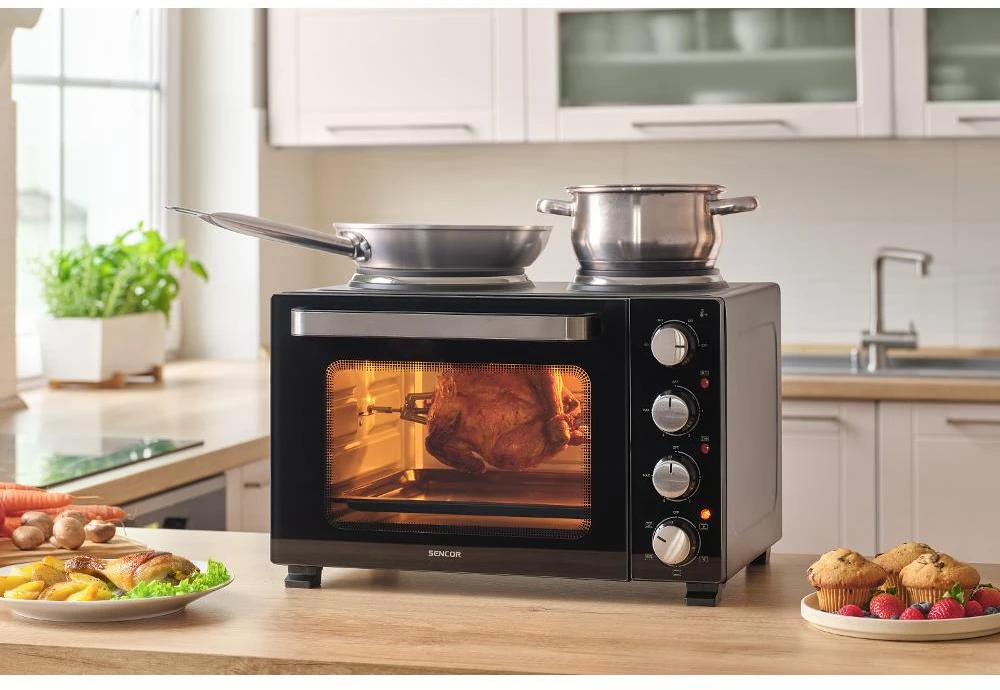 Elektrinė krosnelė Mini piekarnik Sencor SEO 2800BK