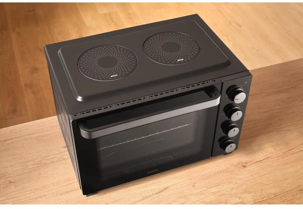 Elektrinė krosnelė Mini piekarnik Sencor piekarnik elektrinis SEO 3580BK