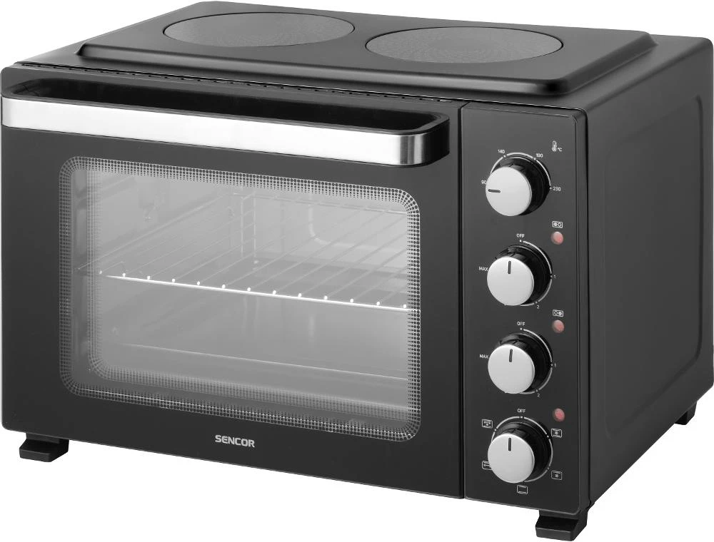 Elektrinė krosnelė Mini piekarnik Sencor piekarnik elektrinis SEO 3580BK