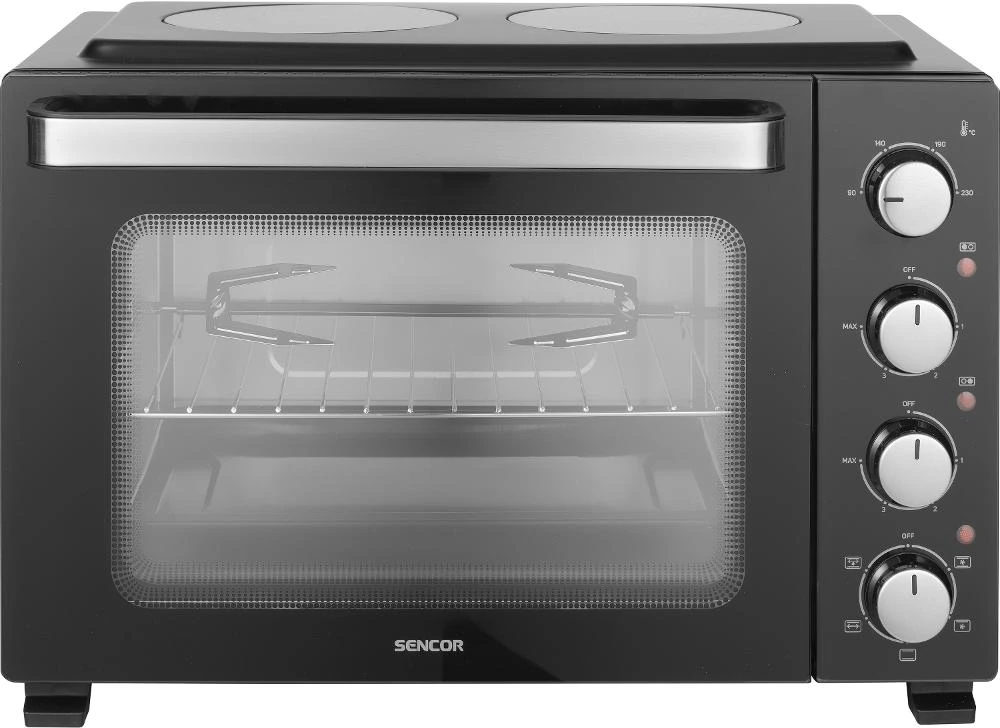 Elektrinė krosnelė Mini piekarnik Sencor piekarnik elektrinis SEO 3580BK