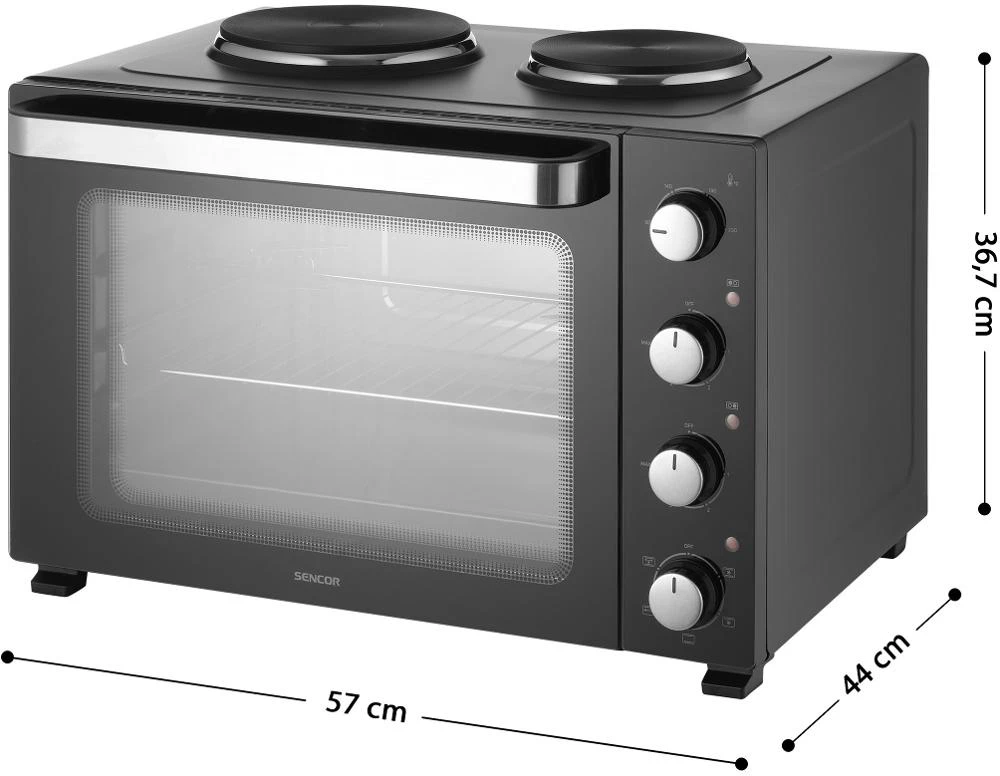 Elektrinė krosnelė Sencor SEO 4800BK mini orkaitė