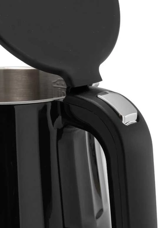 Virdulys Maestro mPTech Sp. su o.o. Huslog griovelių viryklė su jutikliniu skydeliu, juoda, 1,7 l, 2200 W