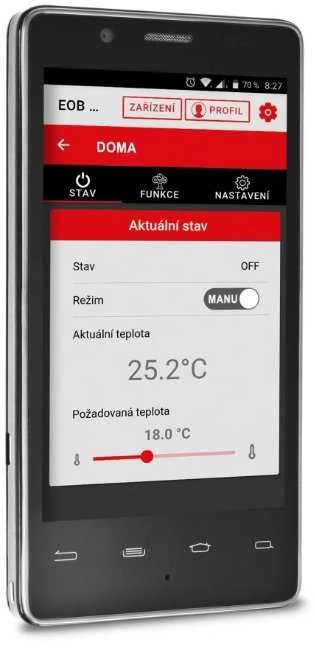 ELEKTROBOCK WiFi terminis lizdas TS11 WiFi Therm