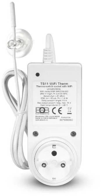 ELEKTROBOCK WiFi terminis lizdas TS11 WiFi Therm