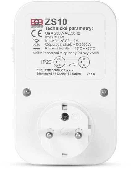 ELEKTROBOCK perjungimo lizdas ZS10