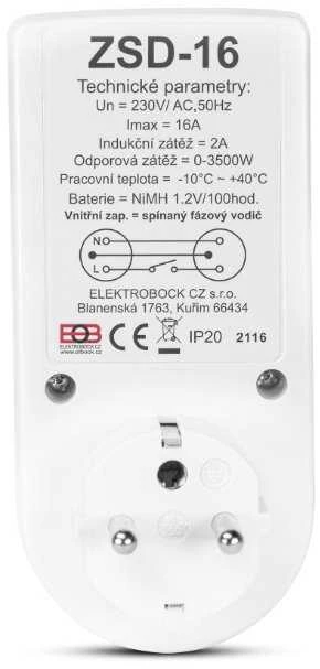 ELEKTROBOCK skaitmeninis perjungimo lizdas ZSD16