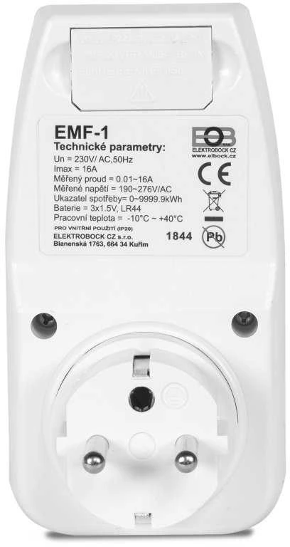 ELEKTROBOCK EMF-1 energijos suvartojimo skaitiklis