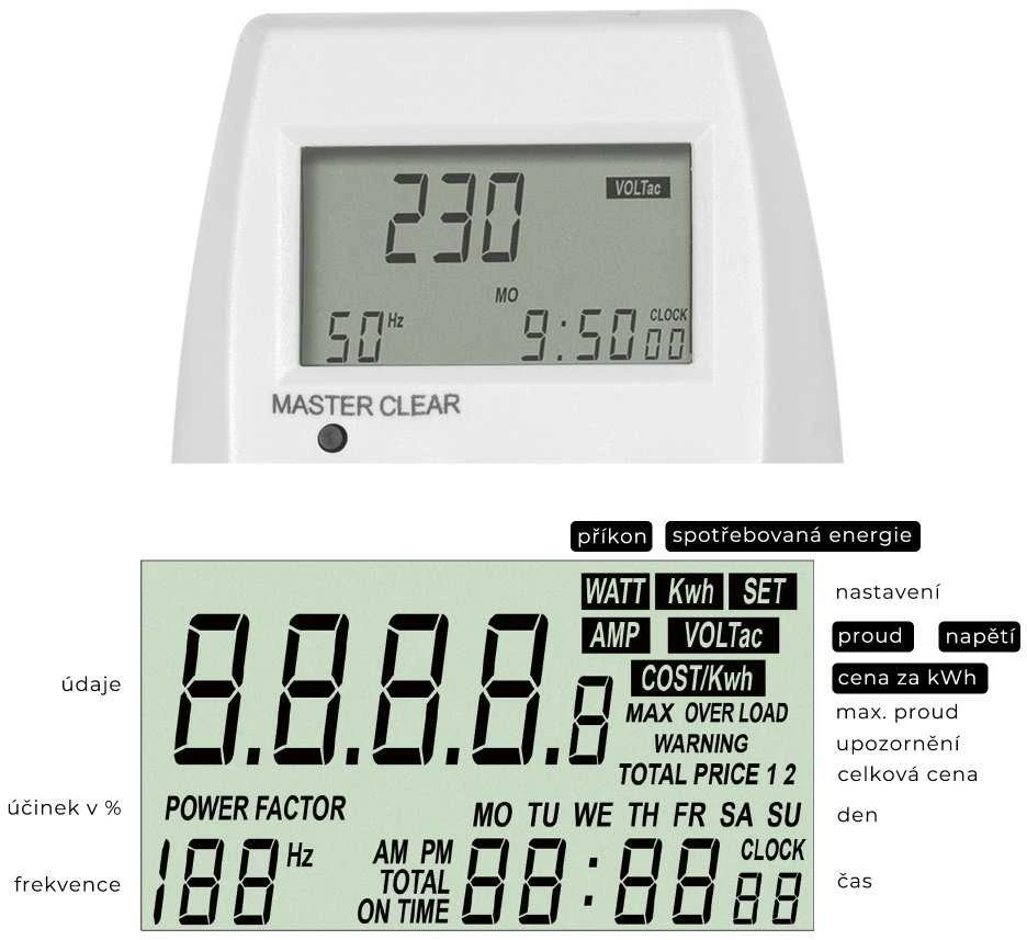 ELEKTROBOCK EMF-1 energijos suvartojimo skaitiklis