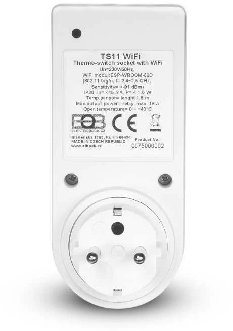 ELEKTROBOCK belaidis Wi-Fi lizdas TS11 WiFi