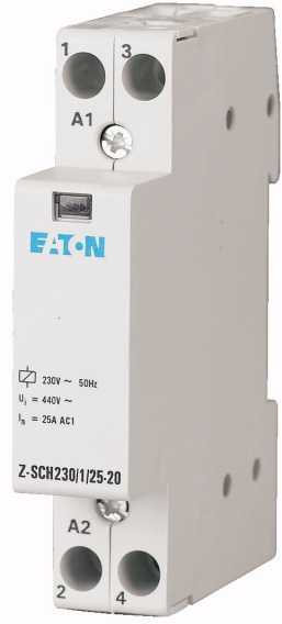 Eaton 120853 Modulinis kontaktorius 25A 2NO 0R 230V AC Z-SCH230/1/25-20 120853