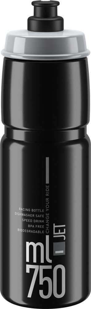 Gertuvė Elite Jet Juodas Pilkas logo 750ml