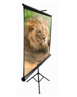 Elite Screens | su stovu | Įstrižainė 304 " | 16:9 | Matomo vaizdo plotis (W) 2.66 cm | Juodas