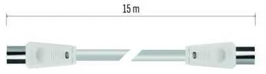 Emos Antenna coaxial cable shielded 15m - straight fork