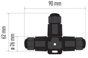 Emos Emos ZS9030 T IP68 kabelio jungtis