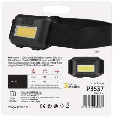 Žibintuvėlis priekinis žibintas Emos PRIEKINIS LAMP 1W COB