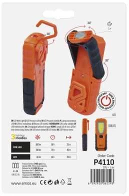 Žibintuvėlis Emos LED 5W, 4xAA baterijos