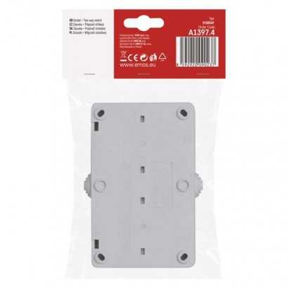 Emos Combination of switch No.6 wall-mounted IP44 French