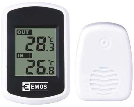 Emos Skaitmeninis termometras su lauko temperatūros davikliu