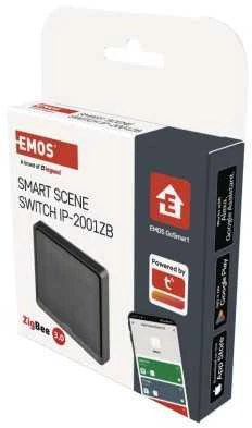 Emos GoSmart Przenośny kontroler scenerii IP-2001ZB, ZigBee 3.0, jednoprzyciskowy H5014
