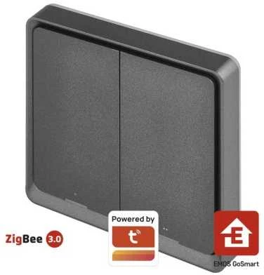 Emos GoSmart Przenośny kontroler scenerii IP-2002ZB, ZigBee 3.0, dwuprzyciskowy H5015