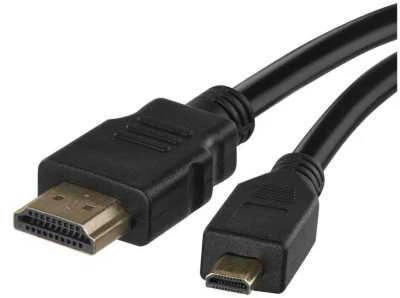 Emos HDMI 2.0 didelės spartos kabelis, A tipo - D tipo, 1,5 m