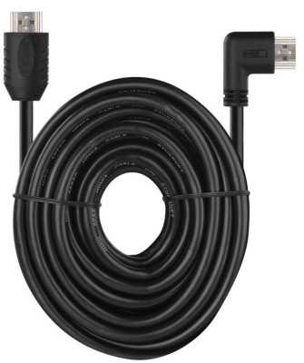 Emos HDMI 2.0 high speed cable A fork - A fork 90° 5 m