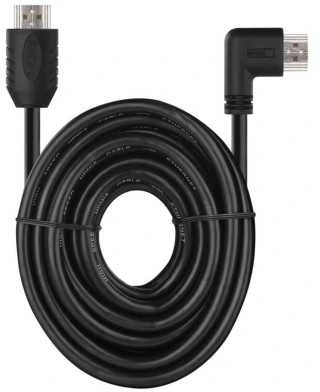 HDMI 2.0 kabelis su 90 laipsnių kampine jungtimi